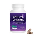 Univera 1mg Melatonine, Natuurlijke Dromen, Botanische & Herbal Ingrediënten, Ondersteuning Slaapkwaliteit, Verfrissende ochtend, 250mg Maizinol, Slaaphulp (60 capsules, 30 dagen levering)