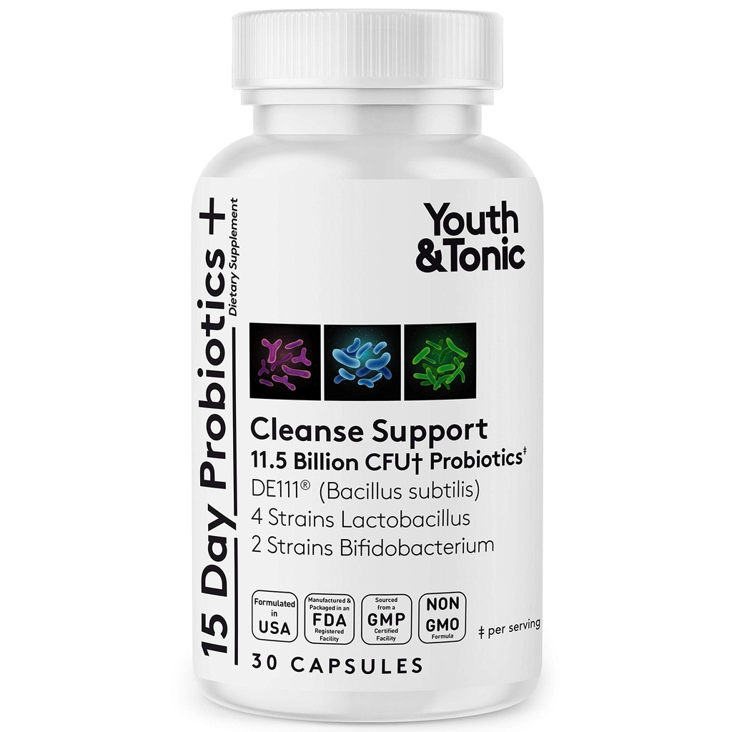 Probiotisch supplement voor 15 dagen reinigen 