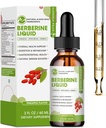 Berberine supplement vloeibare druppels, Berberine met Ceylon Cinnamon, Kurkuma, Resveratrol, Bitter Meloen, & Meer-Extra sterkte veganistisch supplement, ondersteunt immuunsysteem & spijsverteringssysteem