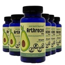 Supplément santé mixte, 300Mg de soja avocat non saponifiable, sans OGM, sans lait, sans gluten et sans mollusques, 60 jours d'approvisionnement, une gélule par jour (12 mois)