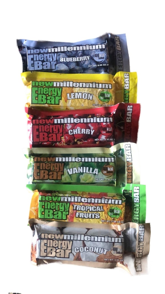 Millennium Energie Bars Diverse Smaken Inclusief Noodgids