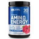 Optimale voeding Amino energie - Pre-workout met groene thee, BCAA, Aminozuren, Keto vriendelijk, Green Coffee Extract, Energiepoeder - Blue Raspberry, 30 porties (Verpakking mei Vary)