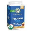 Organische plantaardige proteïnepoeders Vegan Organische proteïnepoeders met BCAA Aminozuren & Hennepzaaderwten Blenden met niet-GMO Sojamelkfiller en glutenvrij (Chocolaat Pindakaas, 30 porties)
