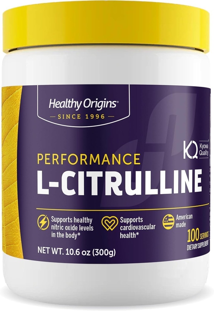 Gezonde oorsprong - L-Citrulline (American-Made, Non-GMO, Glutenvrij, Atletische Ondersteuning), 10.6 Ounce