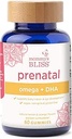 Vitamine prénatale de maman avec Omega & DHA: soutient le développement du cerveau et des yeux de bébé avec la vitamine C, Omega 3, 6, 9 et DHA, végétalien, sans gluten, non-OGM, 60 Gummes (20 portions)