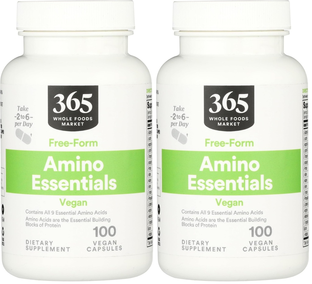 Marché des aliments entiers, Amino Essentials, 100 ct (paquet de 2)