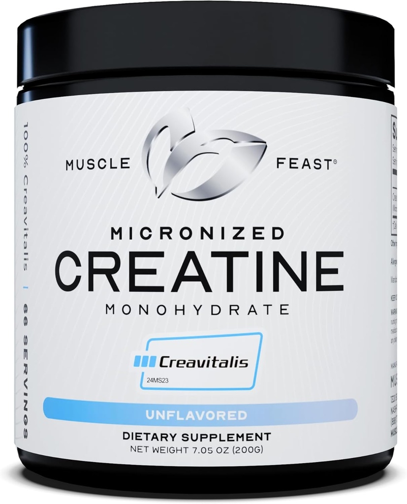 Muscle Feast Creavitalis Micronized Creatine Monohydraat Poeder 