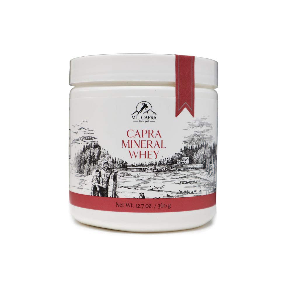 Mt. Capra Mineral Wey Een hele voeding, Bio-Beschikbaar Mineral/Electrolyte Powder Supplement van Geit Milk Whey, rijk aan kalium, Alkalizing 14 Serves - 12,7 oz