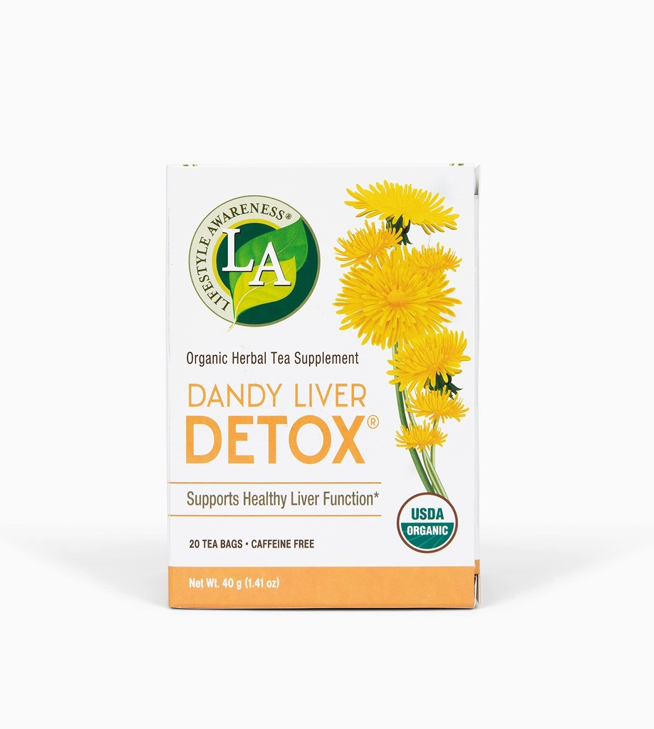 Lifestyle Bewustzijn Thee, Cafeïne Gratis Dandy Lever Detox Thee, 20 Tellen