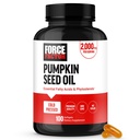 FORCE FACTOR Pumpkin Seed Oil Capsules, Phytosterolen supplement met essentiële vetzuren, gemaakt met koud geperste pompoenolie, Premium Quality, Non-GMO, 100 Softgels