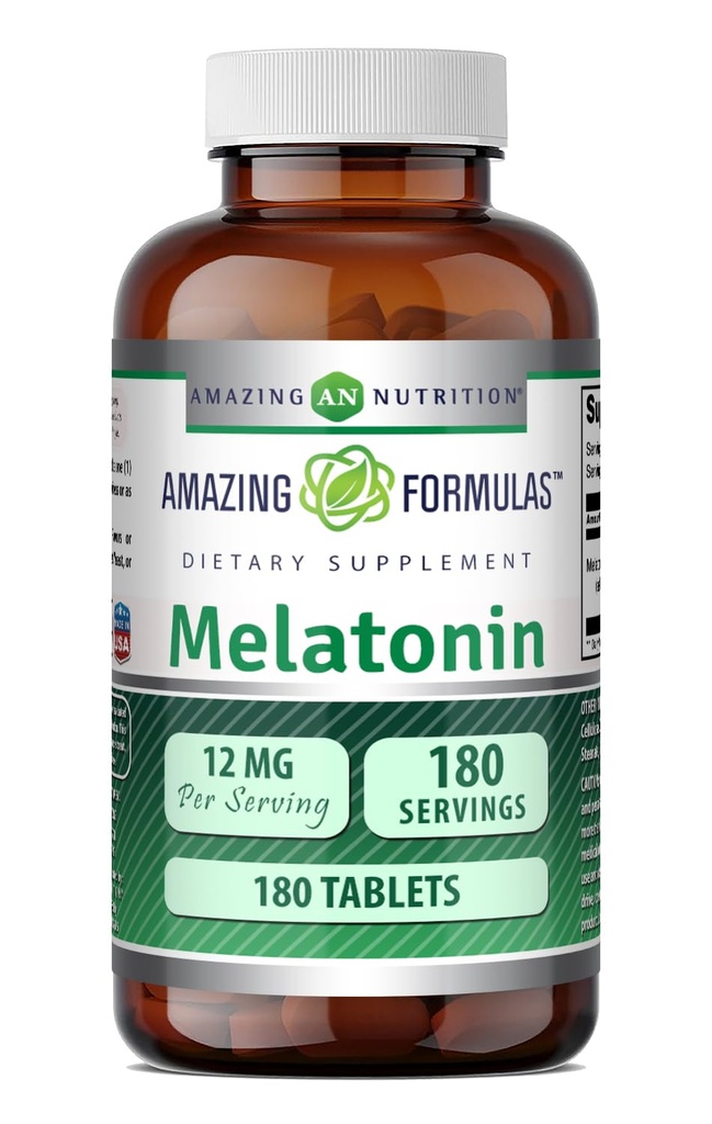 Verbazingwekkende Formules Melatonine Supplement 