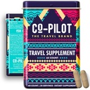 Supplément vitamine voyage pour le vol et le quotidien, Jet Lag, Énergie, Immune, Soutien à la digestion, Promouvoir le calme avec Ashwagandha, Rhodiola, Chia & D3 pour mieux dormir et mood.