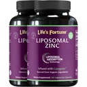 Liposomale Pure Zink Picolinaat Supplement met koper, Immuun Ondersteuning, Metabolisme, en huidgezondheid Hoge potentie, voor volwassenen Mannen en vrouwen 