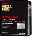 GNC Mega Men Stress Relief Vitapak, Stress & Cortisol Management, 30 Tel.