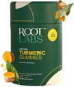 Gummies curcuma I Non ajouté Sucre I 95% Curcumine et extrait de poivre noir I pour adultes et enfants I Non-OGM I 100% naturel et biologique I tiers testé I 500 mg I 60 Gummy