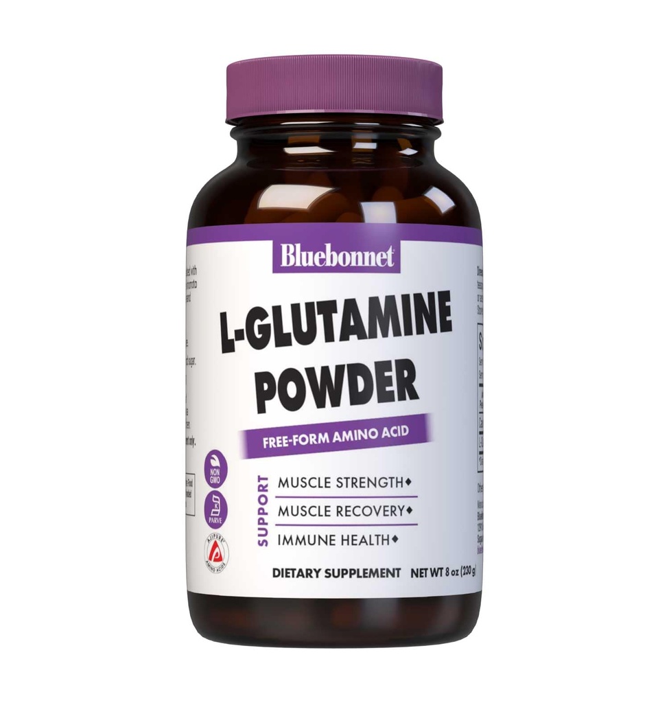 Bluebonnet Voeding L-glutamine Poeder, 8 Ounce