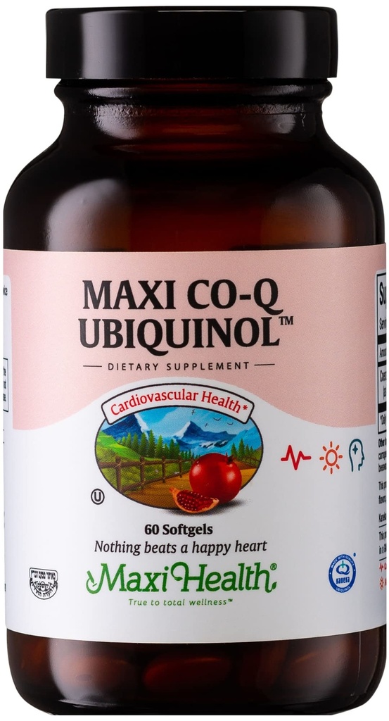 CoQ10 Ubiquinol - CoQ10 100mg Softgels - Kosher Co Q 10 Supplément pour la santé cardiovasculaire - Absorption supérieure - Co Q10 Supplément Ubiquinol 100mg pour l'énergie cellulaire - Coenzyme Coq 10 (60 Nombre)