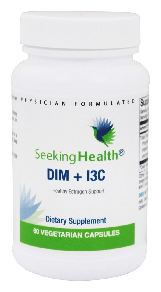 Recherche de la santé DIM & I3C - Soutenir le métabolisme du foie sain d'estrogène - Formule avec DIM & I3C pour soutenir une réponse cellulaire saine - 400 mg, 60 capsules