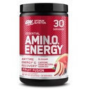 Optimale voeding Amino Energy - Pre-workout met groene thee, BCAA, Aminozuren, Keto vriendelijk, Green Coffee Extract, Energiepoeder - Fruitfusie, 30 porties (Verpakking mei Vary)