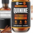 HERBIFY Quinine Tinctuur - Quinine Liquid Extract voor gezonde spijsvertering - Quinine Cinchona Supplement voor betere absorptie - US Made Product - voor mannen en vrouwen 4oz (120ml)