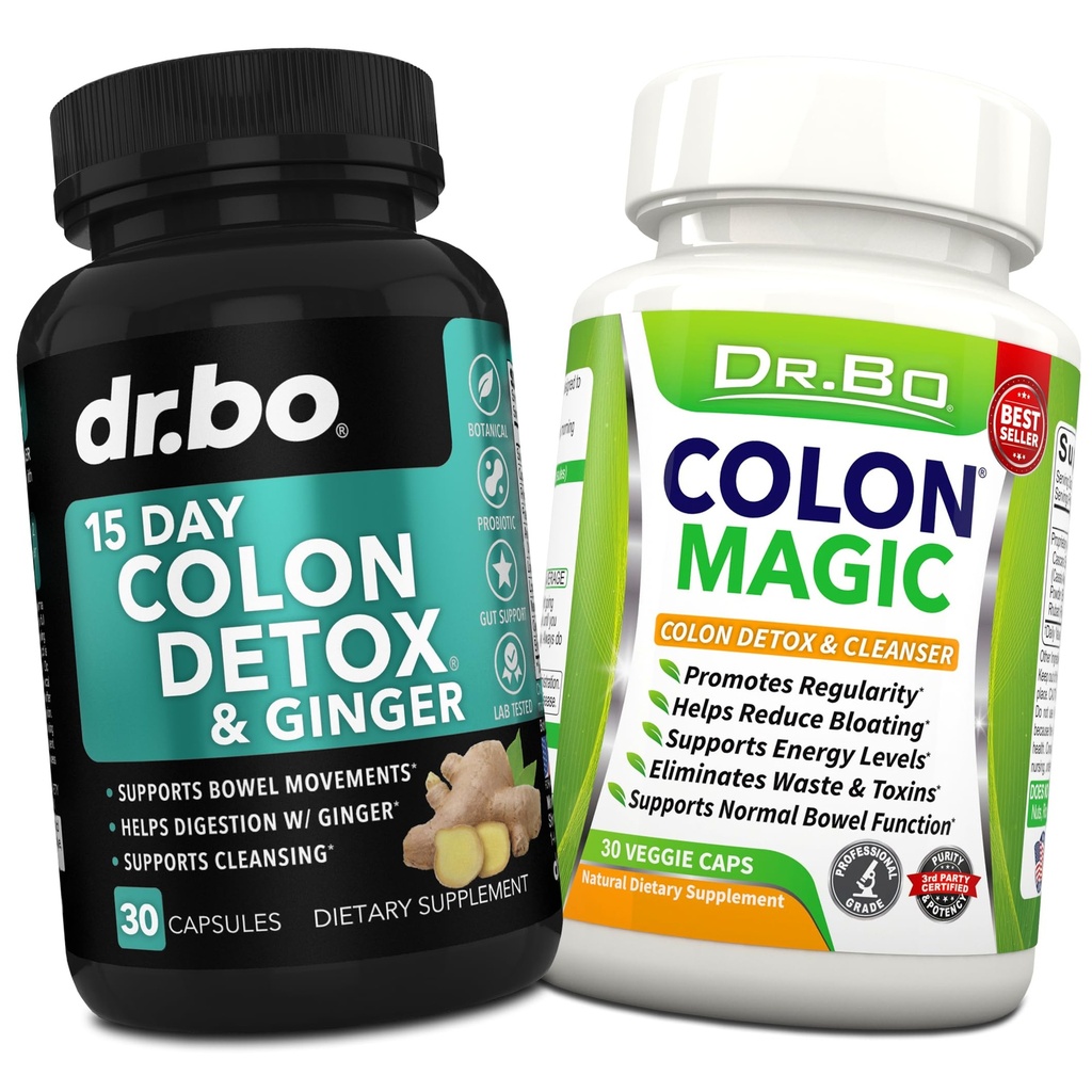 Colon Cleanser Detox Supplement Capsules - 15 dagen Colon Cleanse Pillen & Probiotic Herbal Formula - Daily Bowel Movement Supplements for Intestinal Mtomach Bloating Digestive Gut Cleansing Support