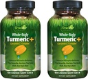 Irwin Naturals Whole Body Kurkuma + Curcumin C3 Complex - 60 Liquid Soft-Gels, Pack of 2 - Supports Whole-Body Wellness - 60 Total Servers