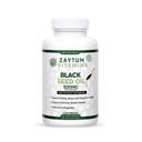 Huile de graines noires halal, soutient la santé du coeur, du cerveau et de l'immuno, anti-oxydant naturel, non-OGM, pressé à froid, 90 capsules de légumes, fabriqués aux États-Unis - Vitamines halales