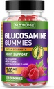 Glucosamine Gummies met Vitamine E - Geavanceerde gezamenlijke ondersteuning Gummy Supplement, Hoge Potency Antioxidant, Comfort voor rug, knieën, handen - 120 Gummies
