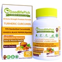 Premium Kurkuma Capsules met gember en zwarte peper. Kurkumasupplement van Kurkuma Curcumine 95% Curcuminoïden & Gemberwortel Alle natuurlijke NonGMO GEEN Rijstpoeder NO Stearaat NO Silica NO Gluten 90ct