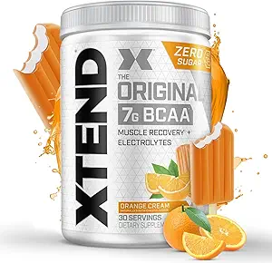 Xtend Original BCAA Powder 7g BCAA and 2.5g L-Glutamine, Sugar Free Post Workout Muscle Recovery Drink met Aminozuren voor mannen en vrouwen, 30 porties