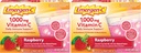 Emergen-C (30 Count, Raspberry Flavor, 1 maand Supply Dieetsupplement Fizzy Drink Mix met 1000mg vitamine C, 0,32 Ounce Packets, Cafeïnevrij (pakket van 2)