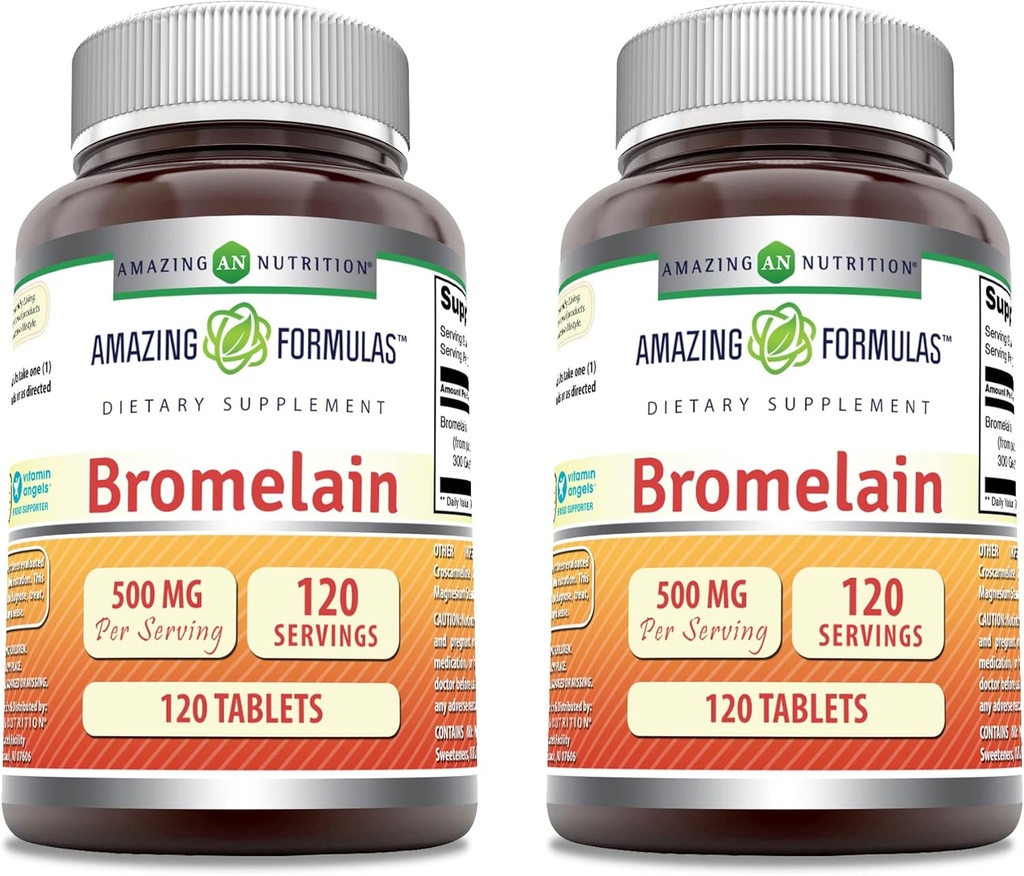 Verbazingwekkende Formules Bromelain 500 Mg Tablets Supplement 