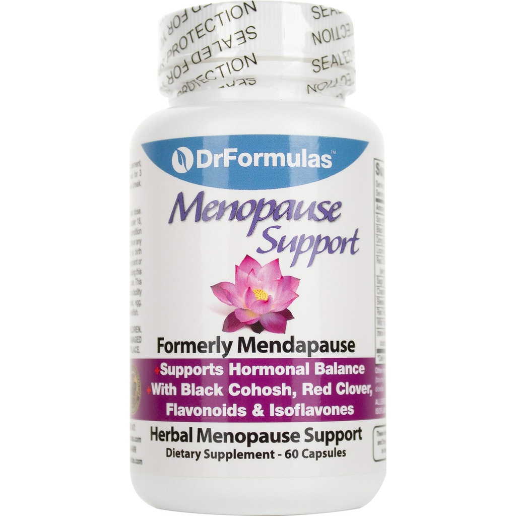 Supplément à la ménopause DrFormulas pour les flashs chauds, les sueurs nocturnes et le soulagement de l'humeur avec DIM, Dong Quai, Black Cohosh, 60 Comte