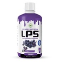 LPS Collagène liquide et supplément de protéines de lactosérum - sans sucre, sans colorant, boisson non-OGM - collagène hydrolysé et peptides de lactosérum favorise une peau et des cheveux sains pour les hommes et les femmes, le raisin, 32 fl oz