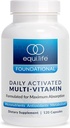 Equilife Dagelijks geactiveerde Multivitamine, 21 Essentiële Nutriënten met B Complex, Antioxidant Formule voor totale Wellness, Glutenvrije, Non-GMO, 120 Capsules