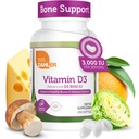 Zahler Vitamine D3 3000IE, Vitamine D3 Supplement 3.000 IE, Gecertificeerd Kosher (250 Softgels)