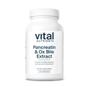 Vitale Nutriënten Pancren & Ox Bile Extract 500mg Natural Discompensative Enzymes for Women & Men Ondersteunt de vertering van eiwit, vet en koolhydraten*
