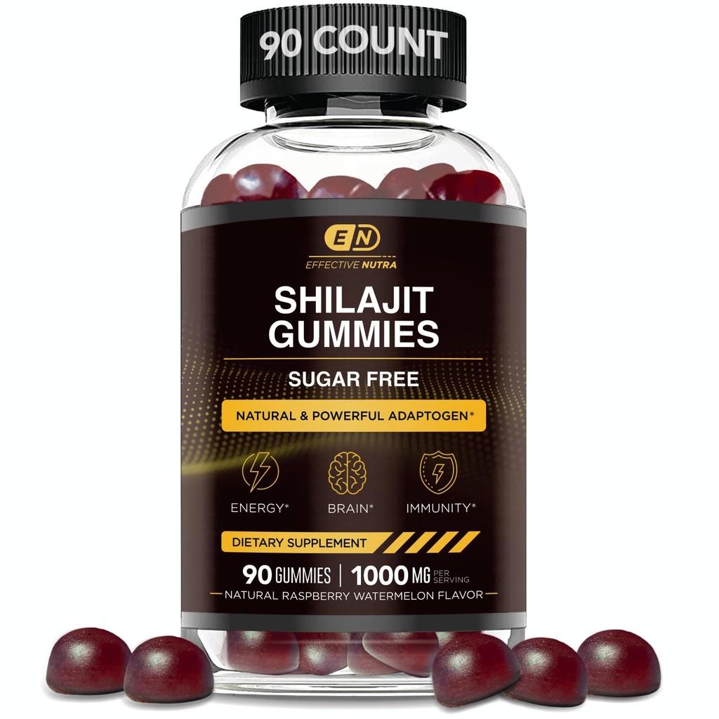 EFFECTIGE NUTRA Shilajit Gummies 1000mg 