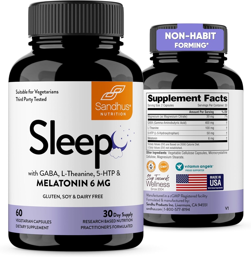 Sandhu's Sleep 60 Capsules 