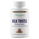 Paradijs Kruiden Melkdistel, Actief Geheel Spectrum Extract, Veganistisch, Niet GGO, Glutenvrij, 60 Vegetarische Capsules