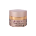 Honey Girl Organics Extra gevoelige gezicht en oog Creme, 1,75 Fluid Ounce