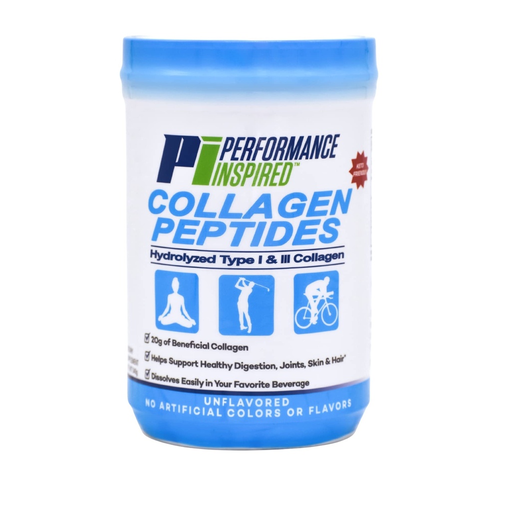 PERFORMANCE INSPIRED Nutrition Hydrolyzed Collagen Peptides Powder 