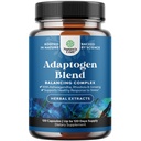 Herbal Adaptogen Mood Support Supplement - Calming Adaptogens Supplement voor Stress & Cortisol Management met Ashwagandha Rhodiola Rosea & Maca Root - Vegan Non GG & Daytime Friendly -120ct
