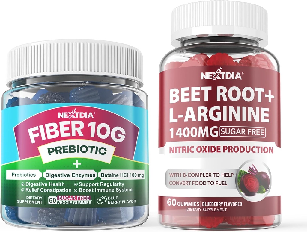Vezel Gummies voor volwassenen + Beet Root Gummies