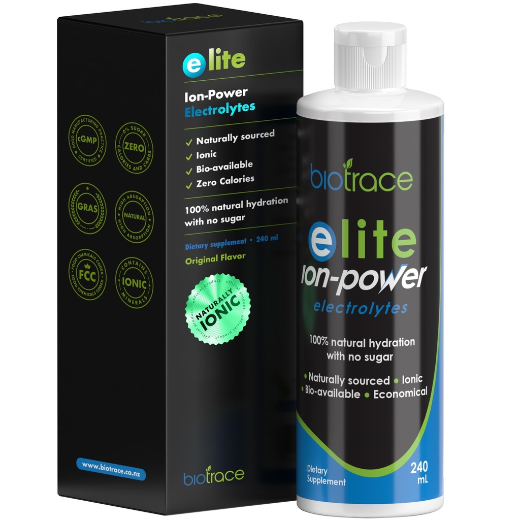 BioTrace Elite Ionic Electrolyte Drops  Meer Kalium Magnesium butyleen 8 fl oz