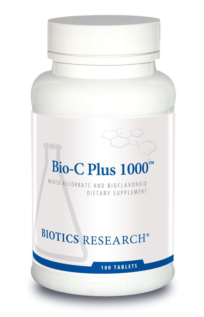 Biotica Onderzoek Bio C Plus 1000 Antioxidant, Hoge Potentie, Bioflavonoïden, Ondersteunt Gezonde Immune Response, Builds Collages, Gezonde Huid, Cartilage en Gezamenlijke Ondersteuning 100 Tablets