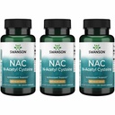 Swanson NAC - N-Acetyl Cysteine - Supplement 600 mg 100 capsules (3 verpakkingen)