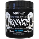 Insane Labz Psychotic Black Edition Mid Stimulant Pre Workout Powder, Energy Focus Pumps, geladen met Creatine Beta Alanine Taurine Gevoed door AMPiberry, 35 Servings (Blue Raspberry)