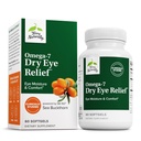 Terry natuurlijk Omega-7 droge oogverlichting - Eye Health Supplement met Sea Buckthorn Oil - Dieetsupplement om droge oogverlichting te helpen - 60 Softgels
