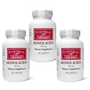 Ecologische Formules 600 mg Monolaurin - Drie individueel verzegelde flessen 270 Tel.